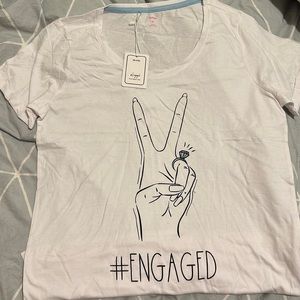 #ENGAGED 💍 crew neck tee